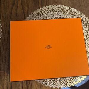 Hermes Orange Shoe Box